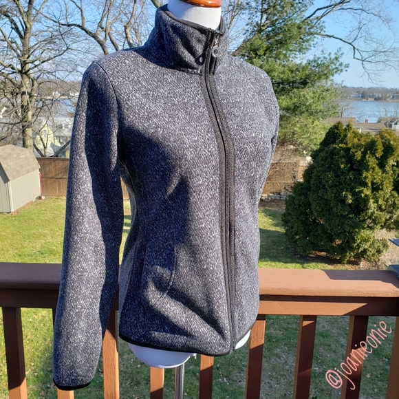 Tweeds Jackets & Blazers - TWEEDS Fleece Jacket Charcoal Grey Size S